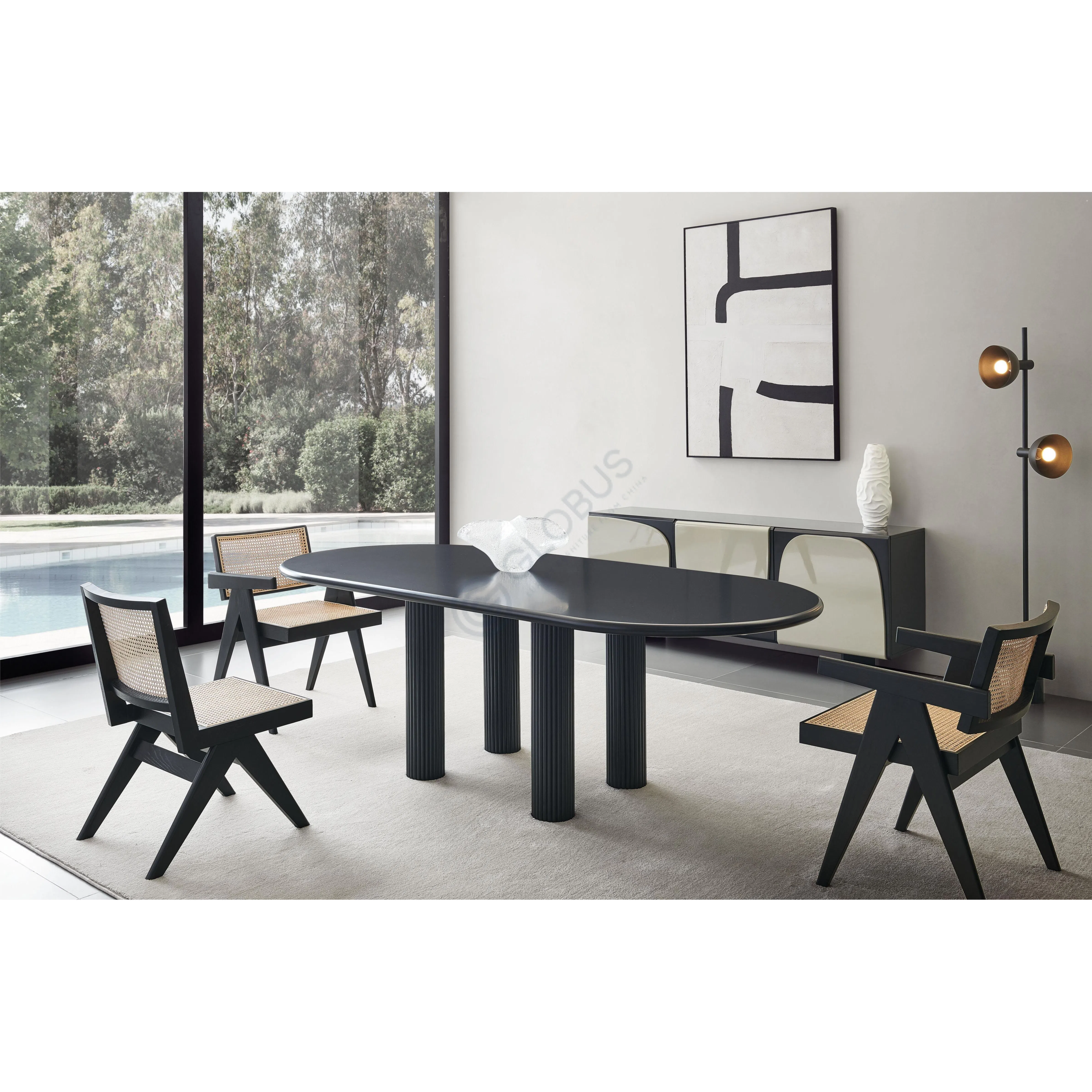 Dining table KNOLL Smalto