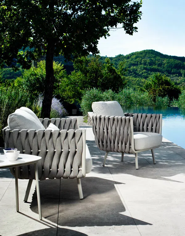 Outdoor armchair TRIBU Tosca