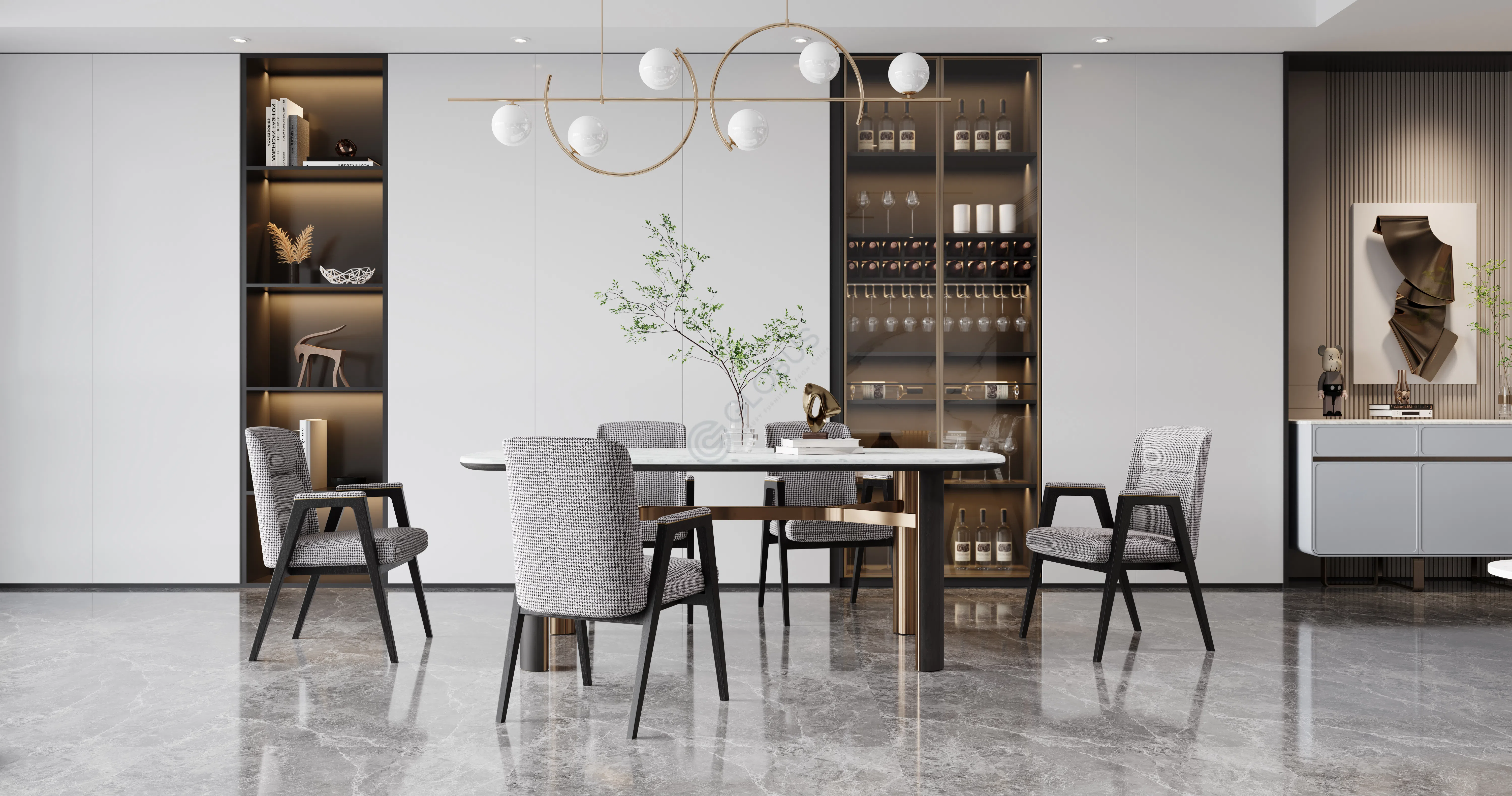 Dining table MINOTTI Dan