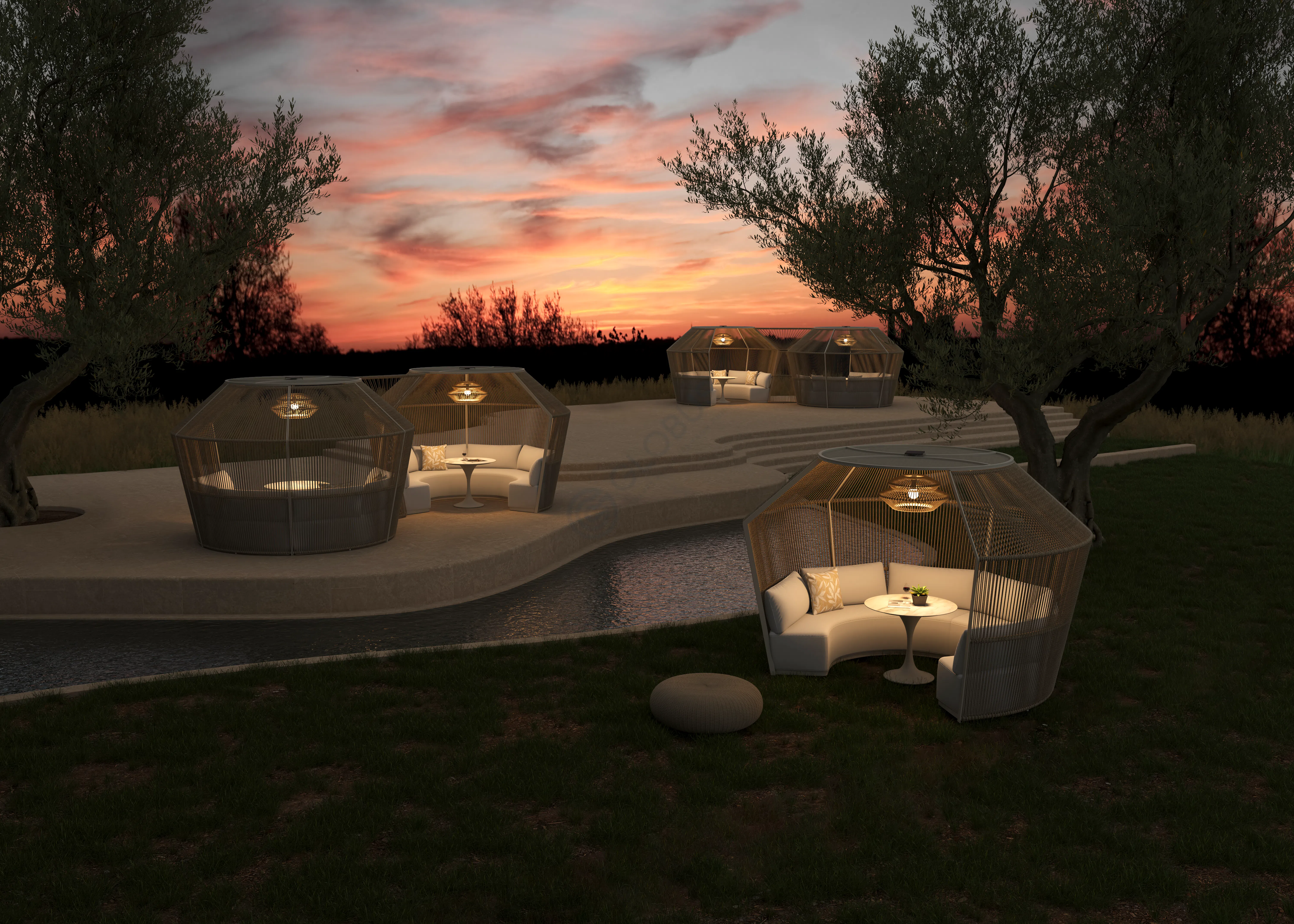 Outdoor sofa Bonpertina