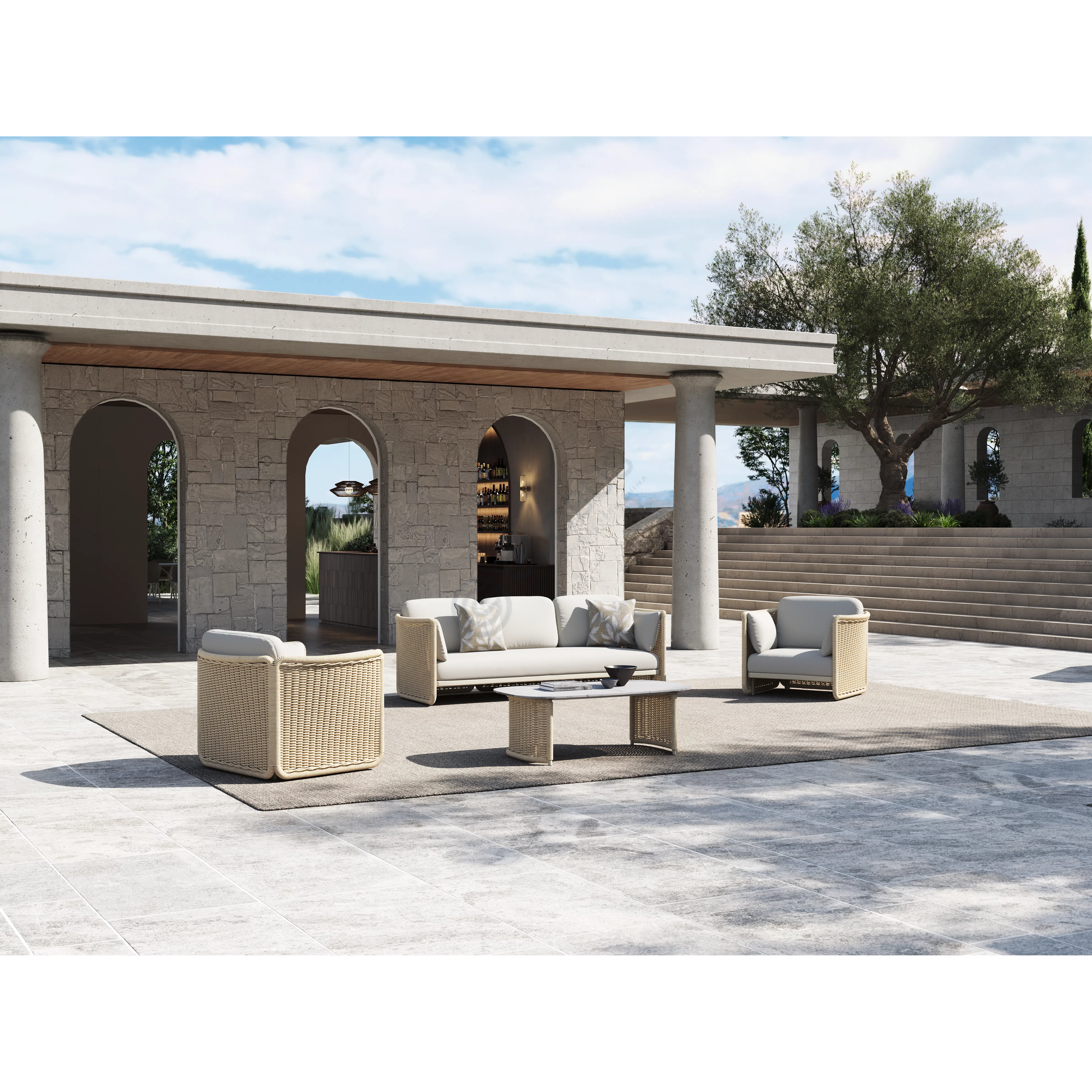 Outdoor sofa Klaudiana