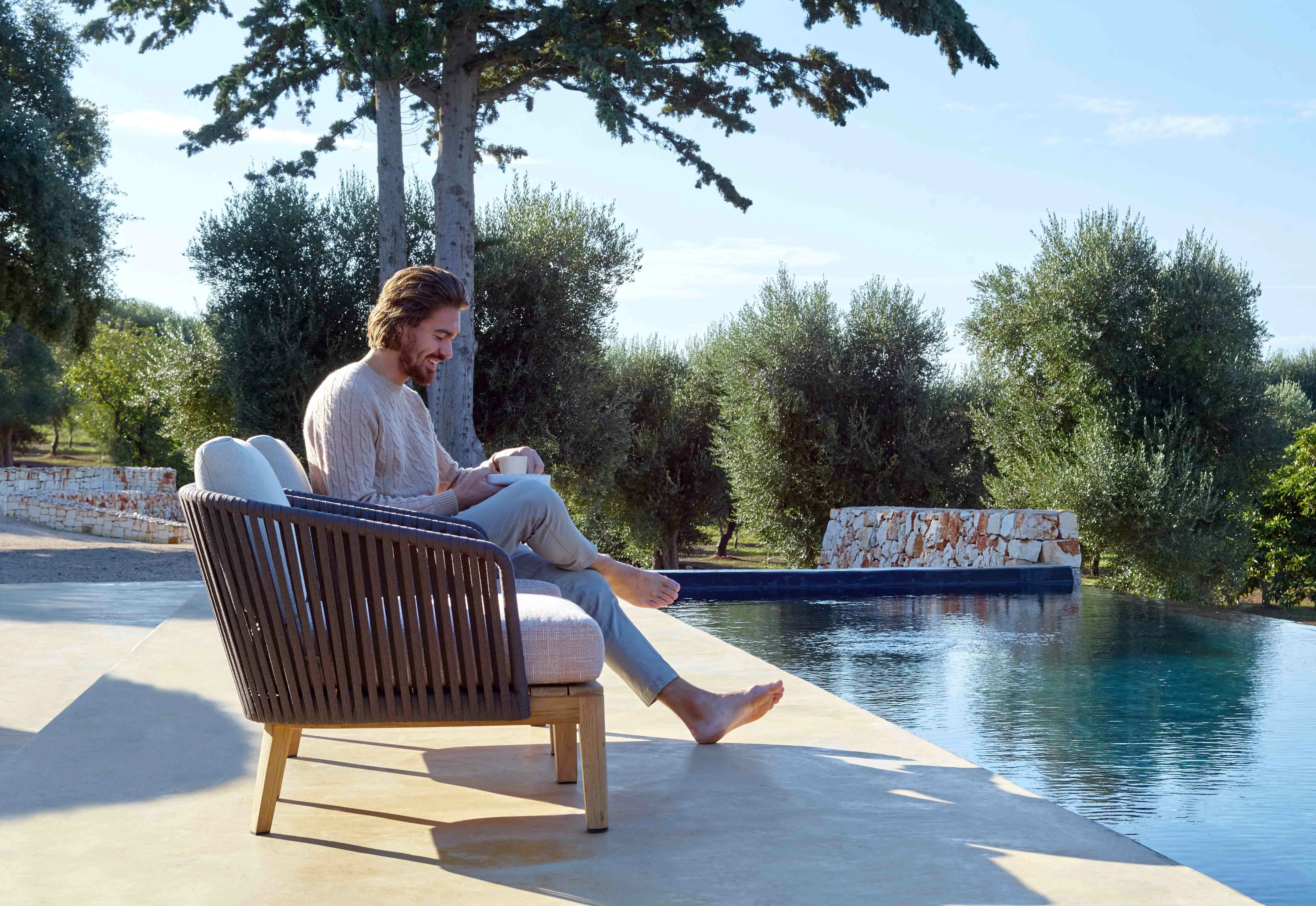 Outdoor armchair TRIBU Mood club