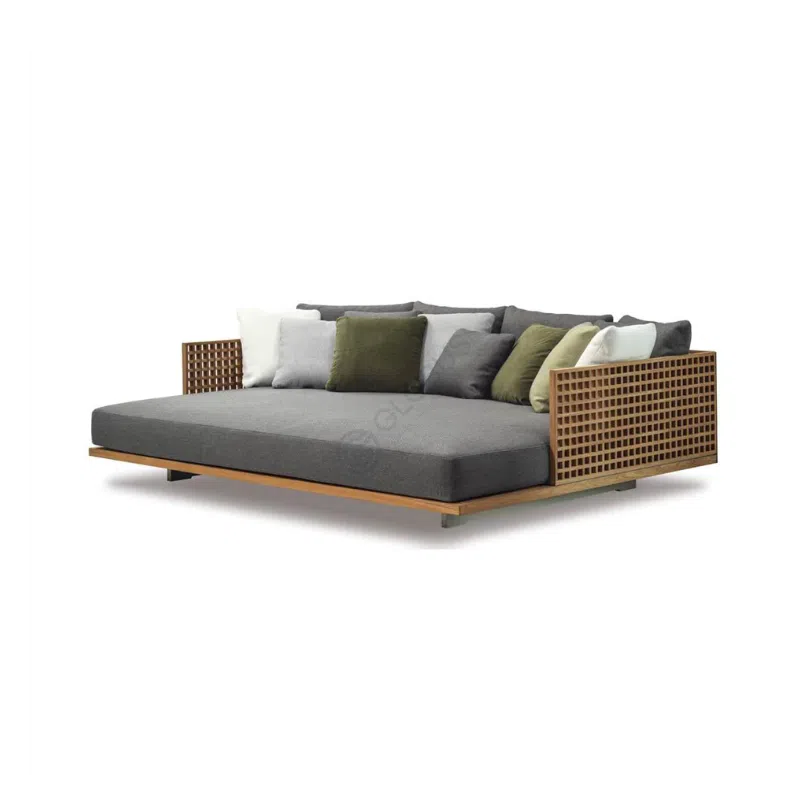 Outdoor sofa bed MINOTTI Quadrado