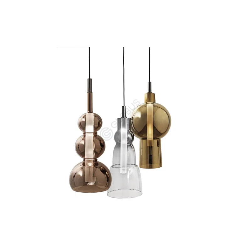 Pendant light VISIONNAIRE Kalgan, Bilbo, Kael, Boreal