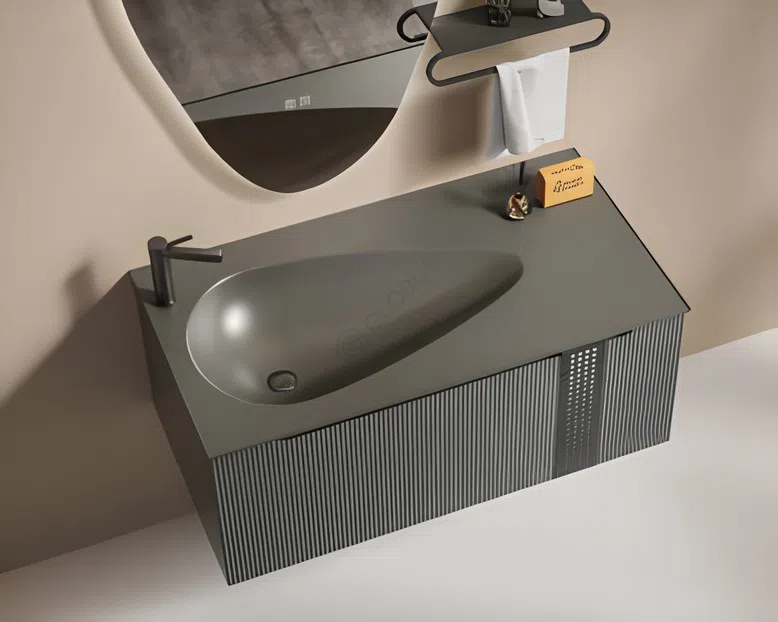 Bathroom cabinet Biscotto