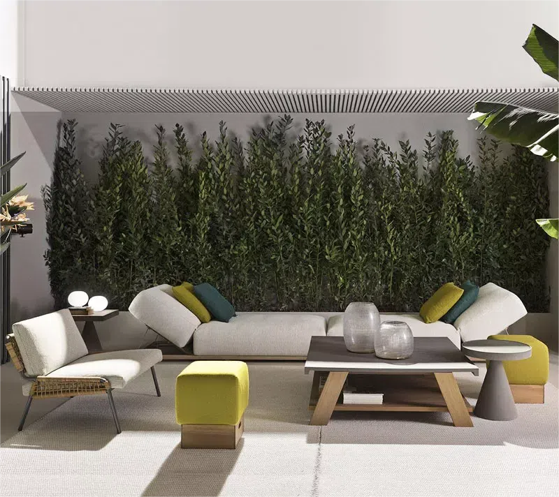 Outdoor armchair MERIDIANI