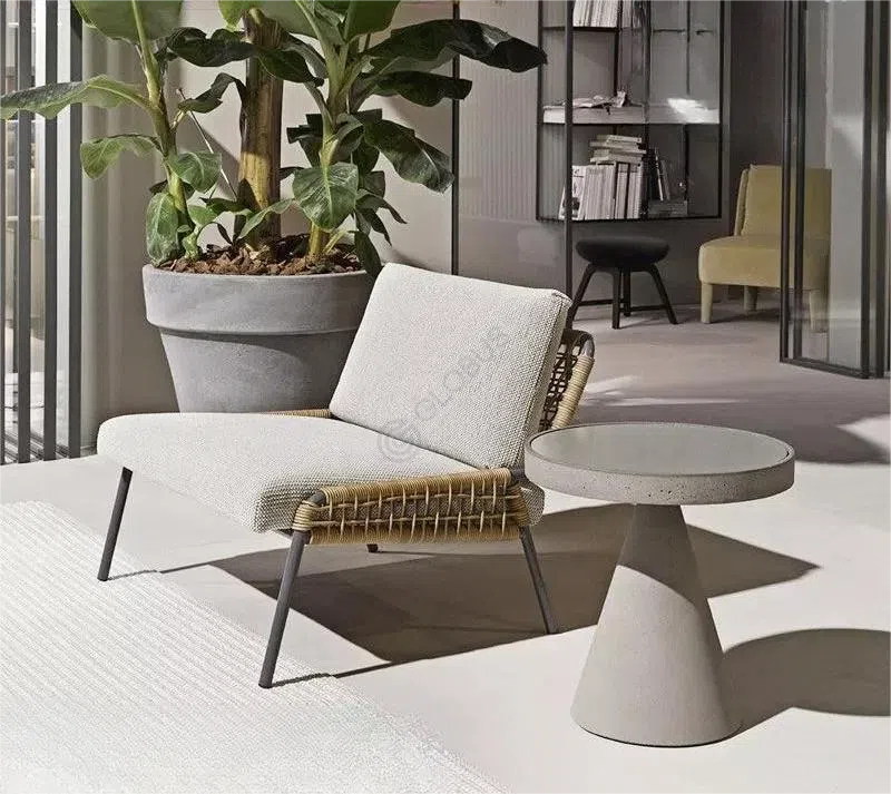 Outdoor armchair MERIDIANI