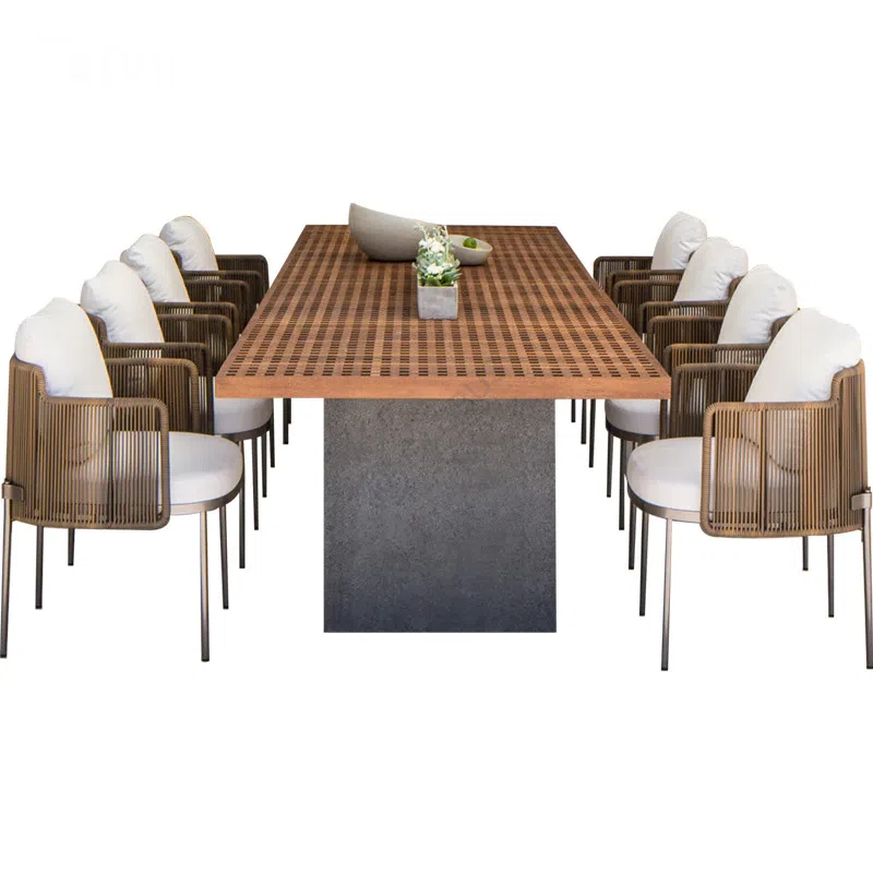 Outdoor dining table MINOTTI Quadrado