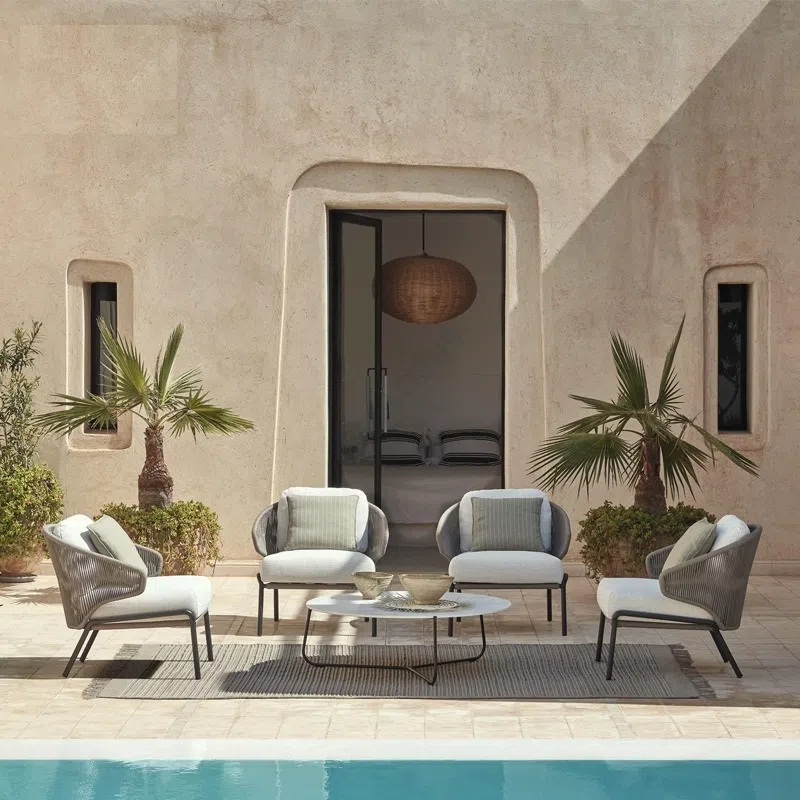 Outdoor armchair Pozzo