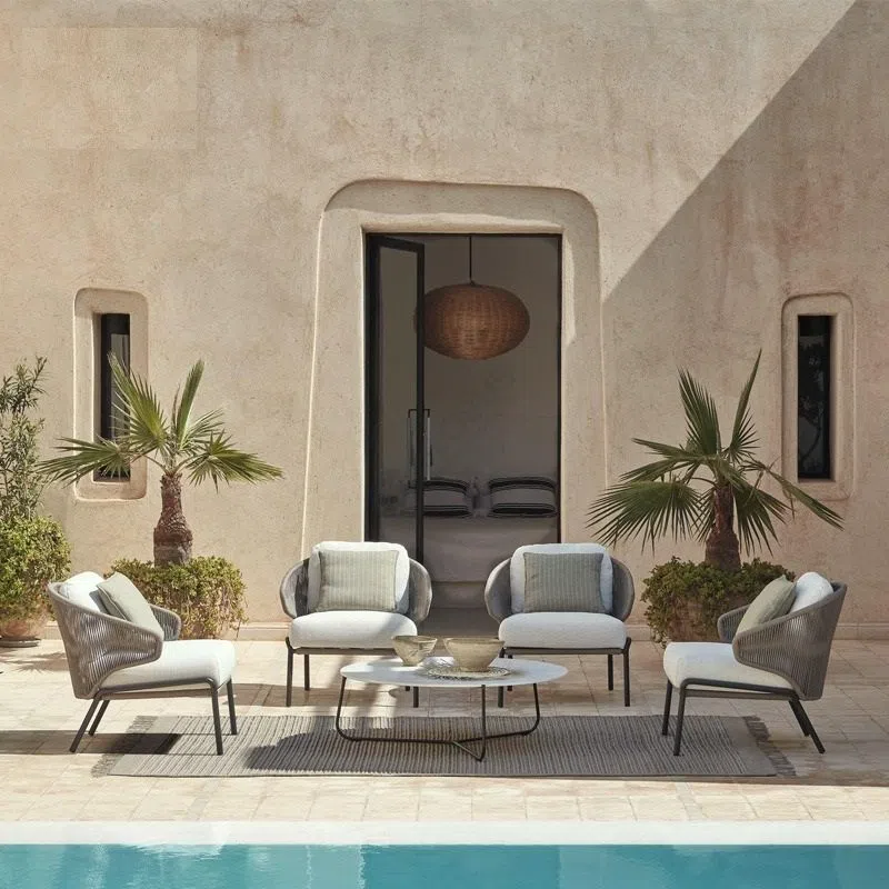 Outdoor armchair Pozzo