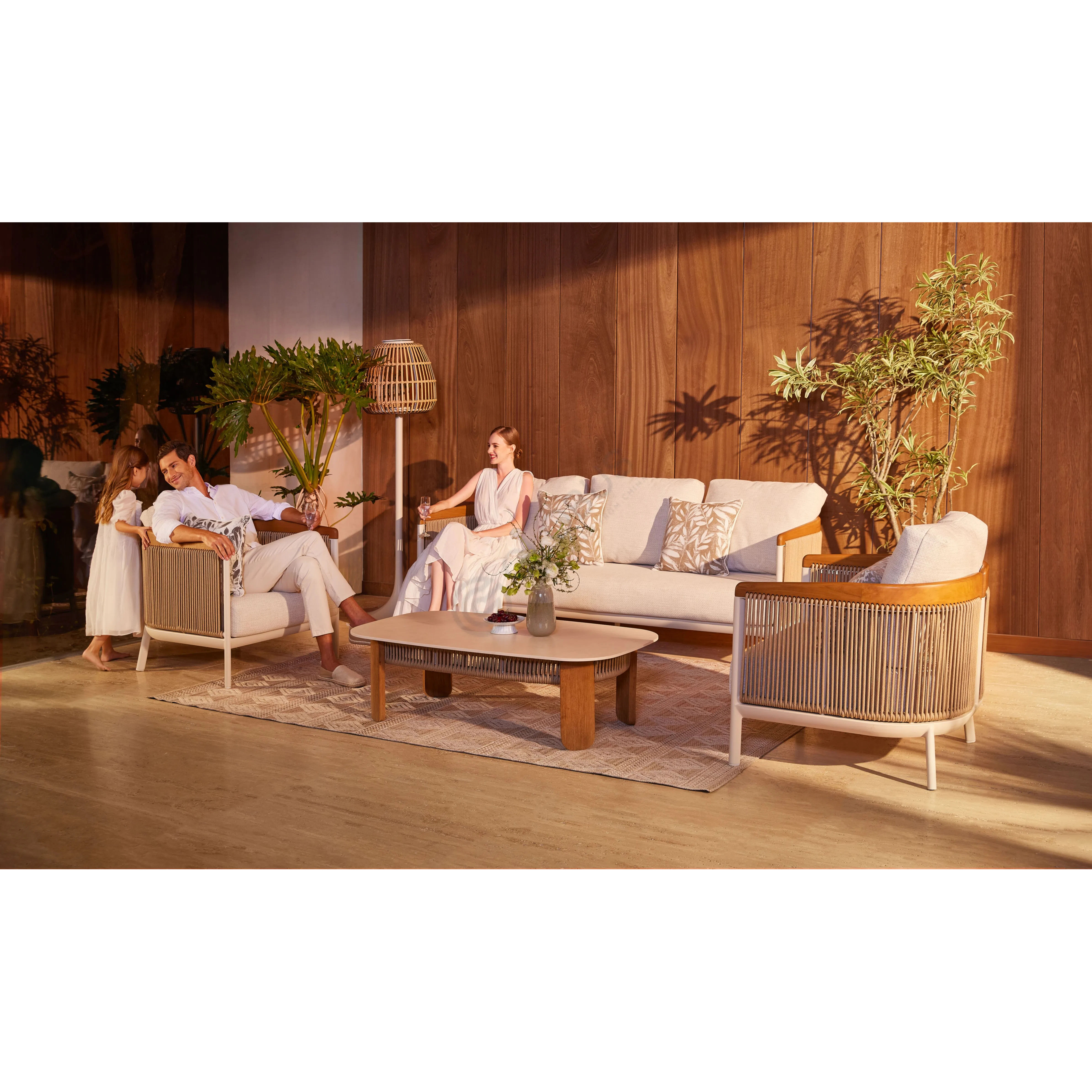 Outdoor armchair Ewan