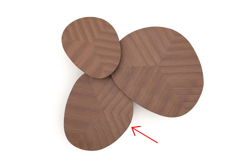 Coffee table ALBERTA Island