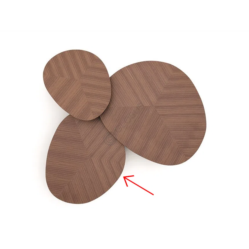 Coffee table ALBERTA Island