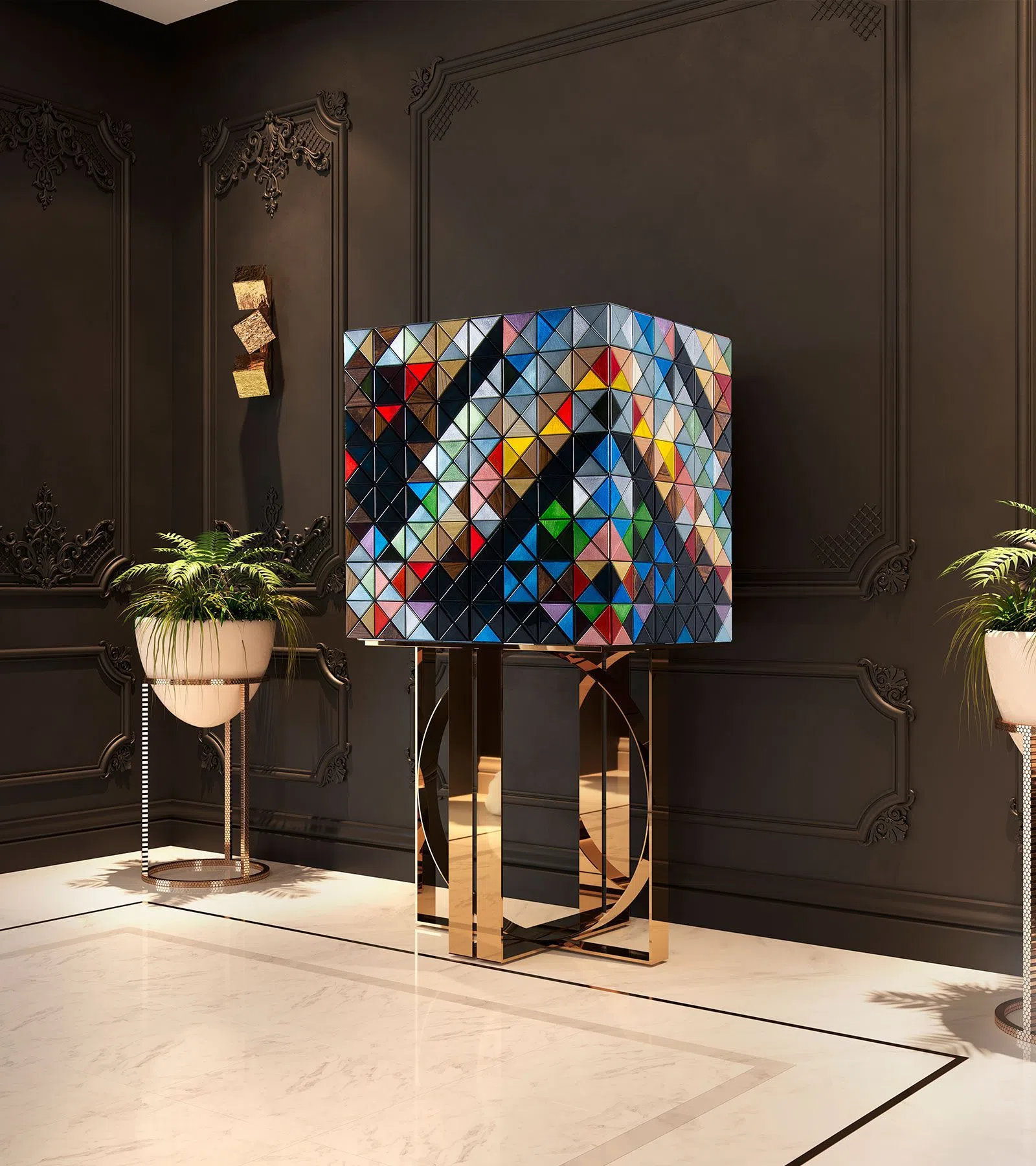 Wine cabinet BOCA DO LOBO Pixel