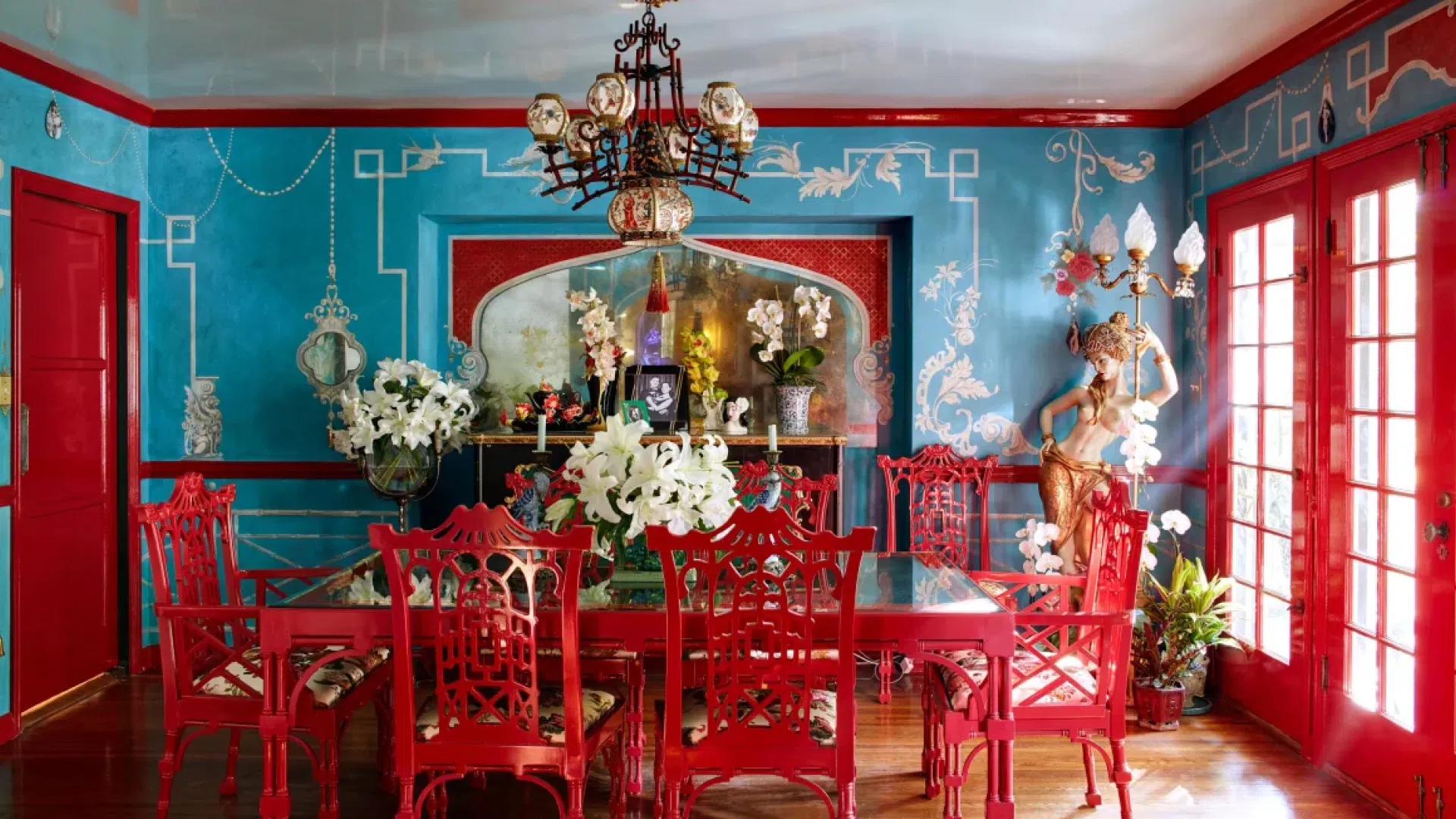 Dita Von Teese's Dining Room Dita Von Teese's Dining Room
