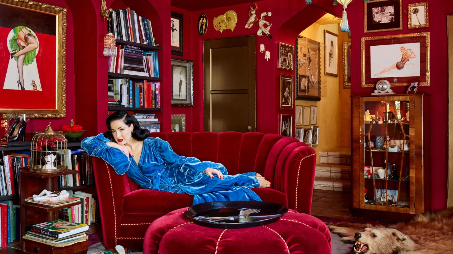 Dita Von Teese and her Maximalist Interior Dita Von Teese and her Maximalist Home Interior