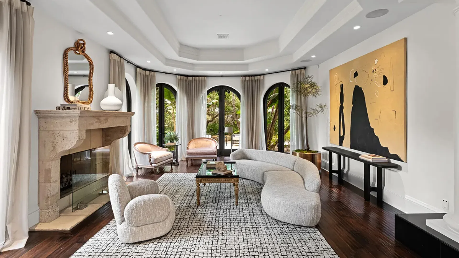 Living Room The Living Room in Kris Jenner's House