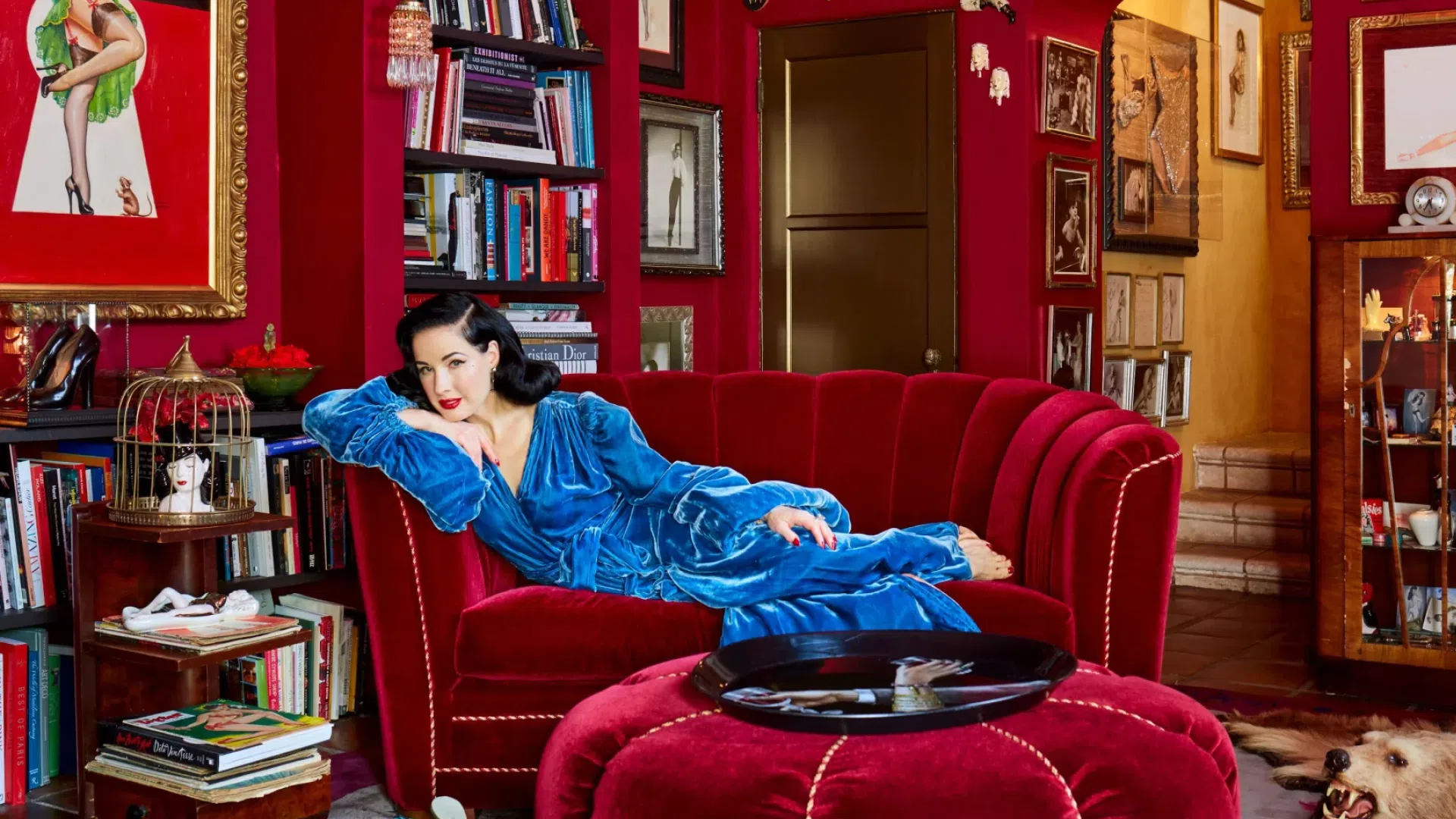 Dita Von Teese's Maximalist Home Interior