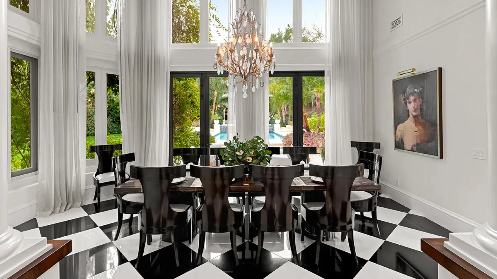 Dining Room The Dining Room in Kris Jenner's House