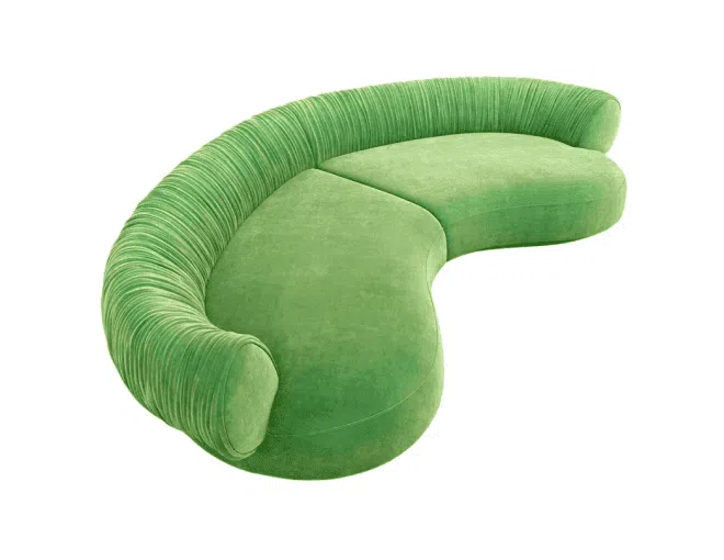 Semi-circular sofas