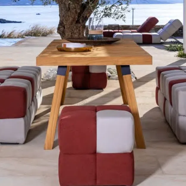 Outdoor pouf Sciamano