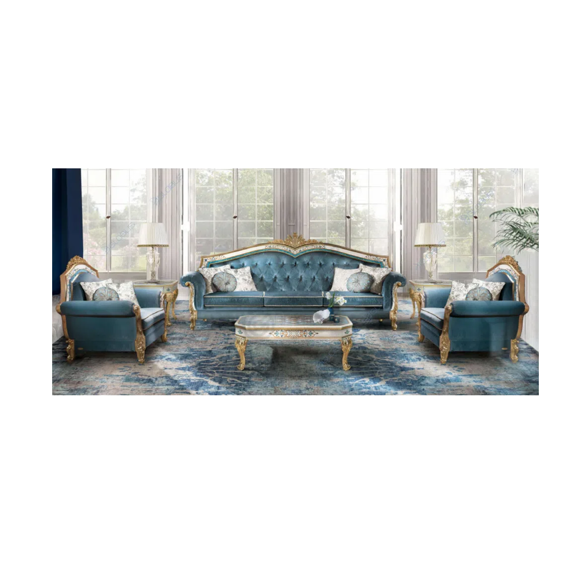 Диван CASPANI TINO Sea Shell