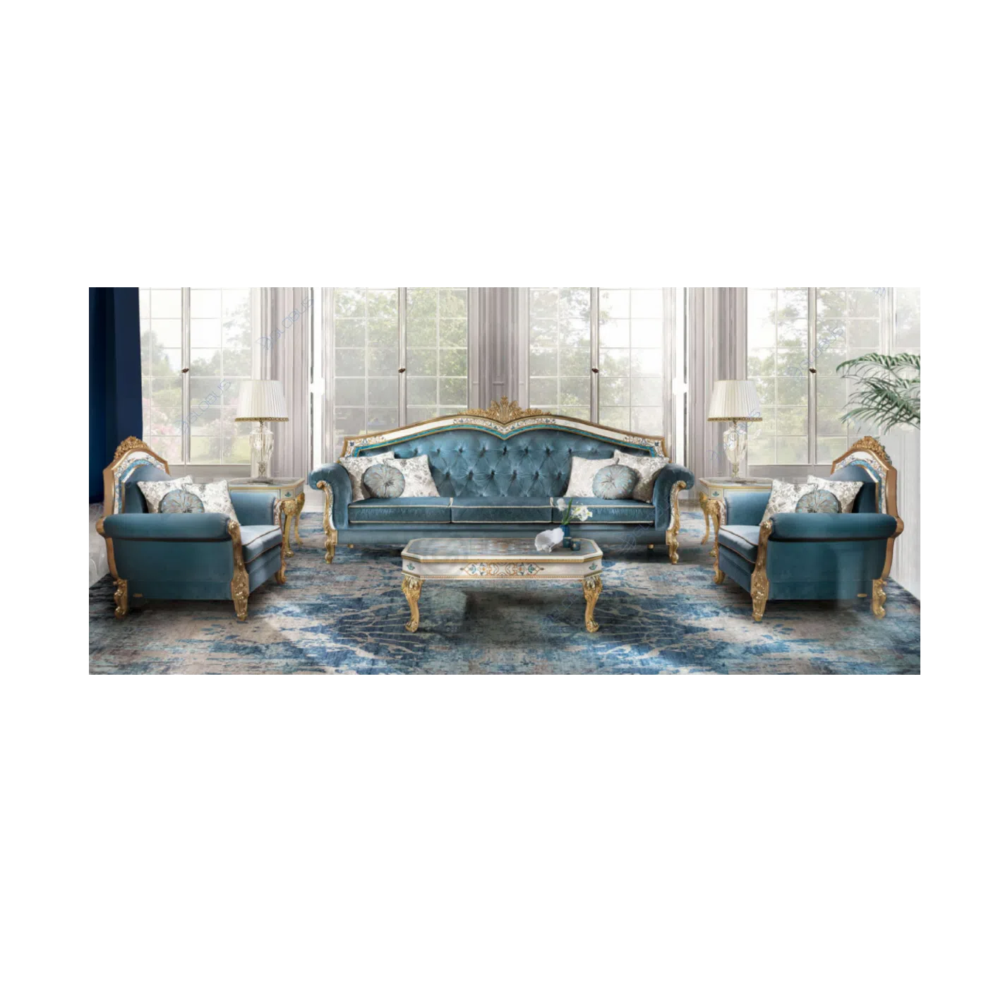 Sofa CASPANI TINO Sea Shell