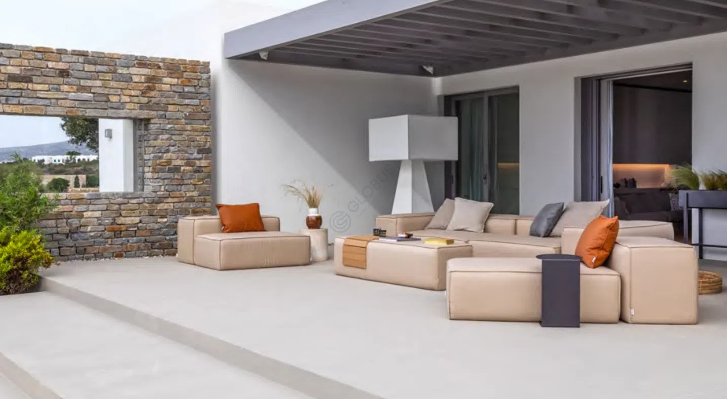 Outdoor pouf Johannis