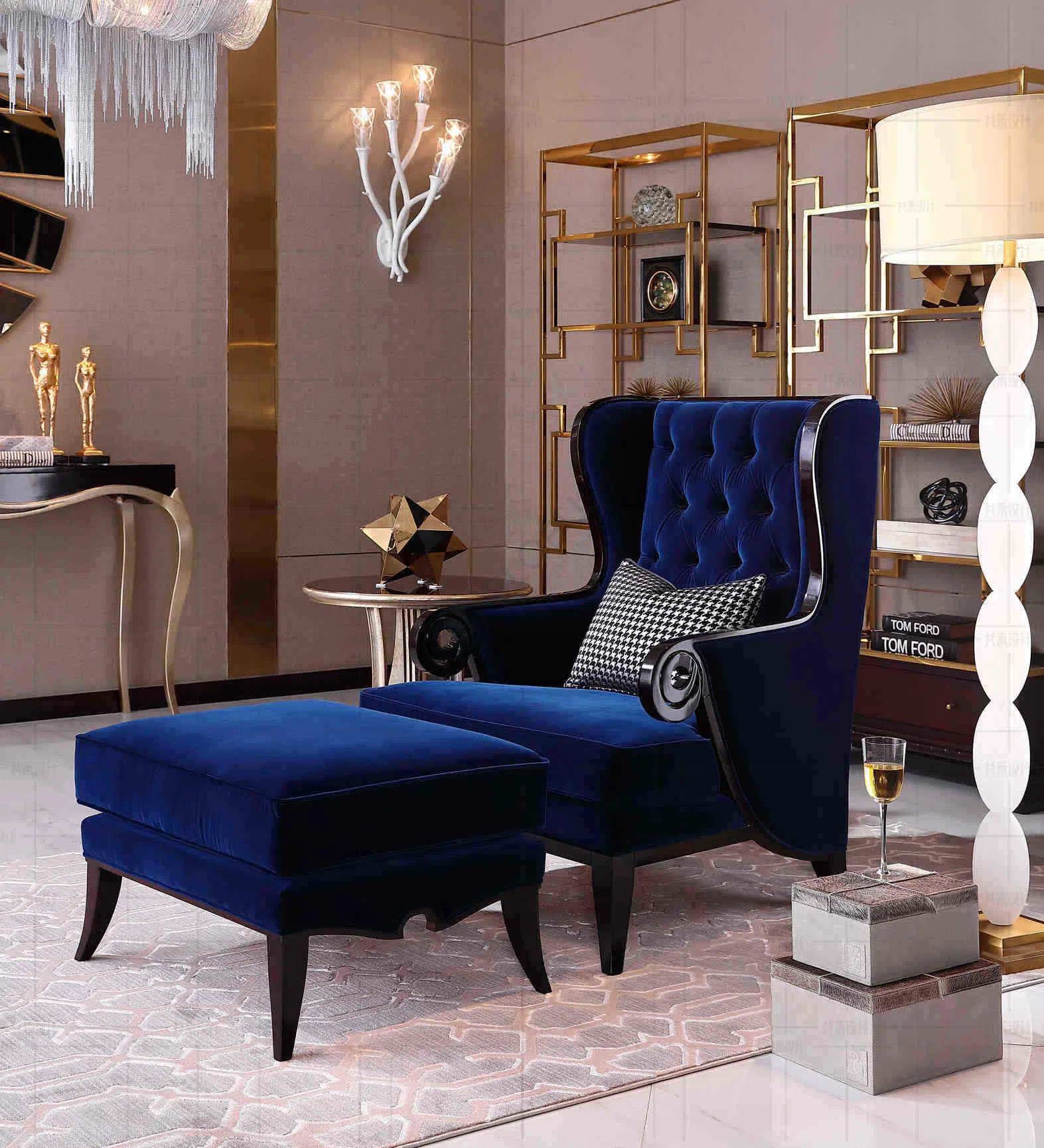 Pouf CHRISTOPHER GUY Emily