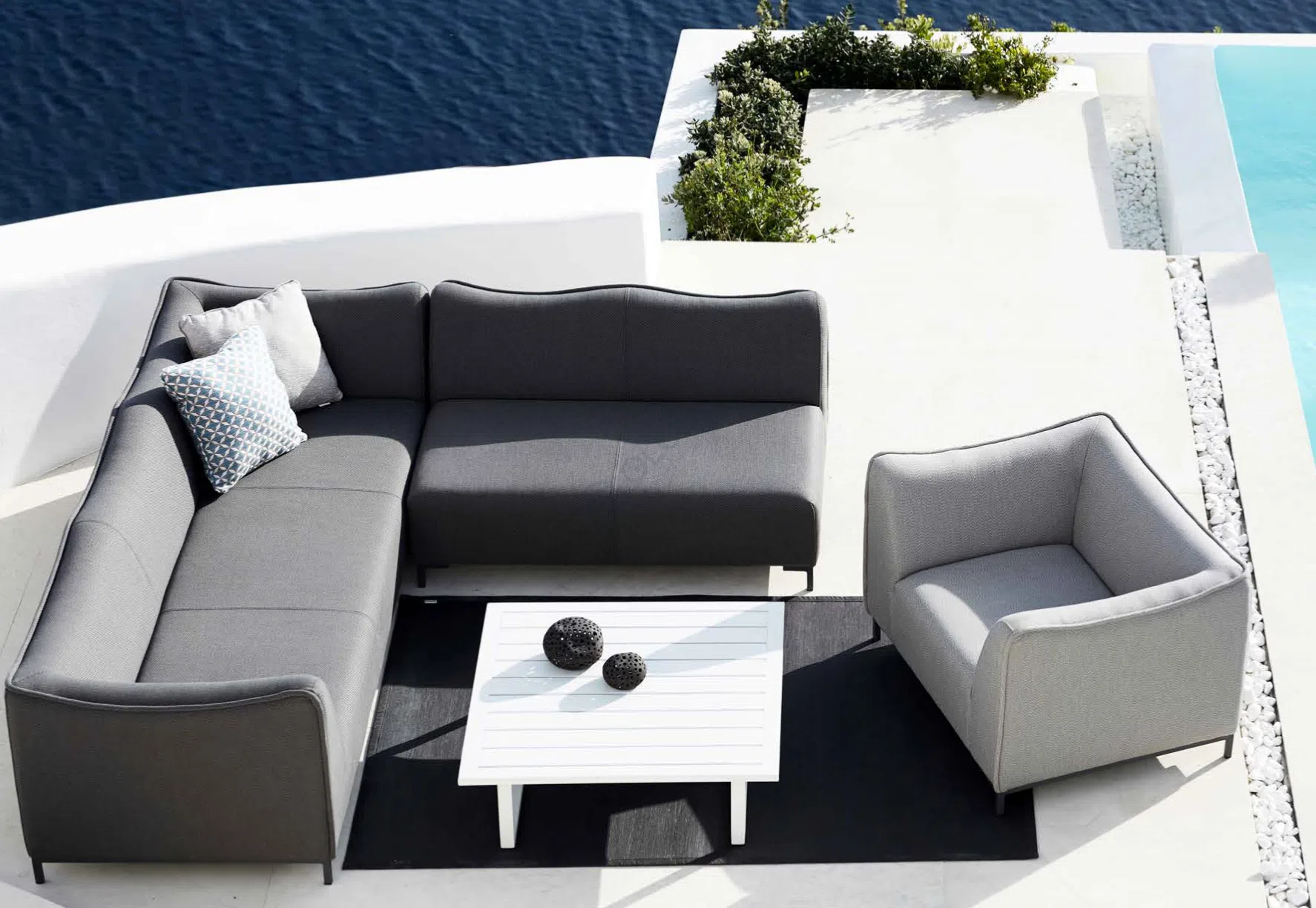 Outdoor armchair Splendide