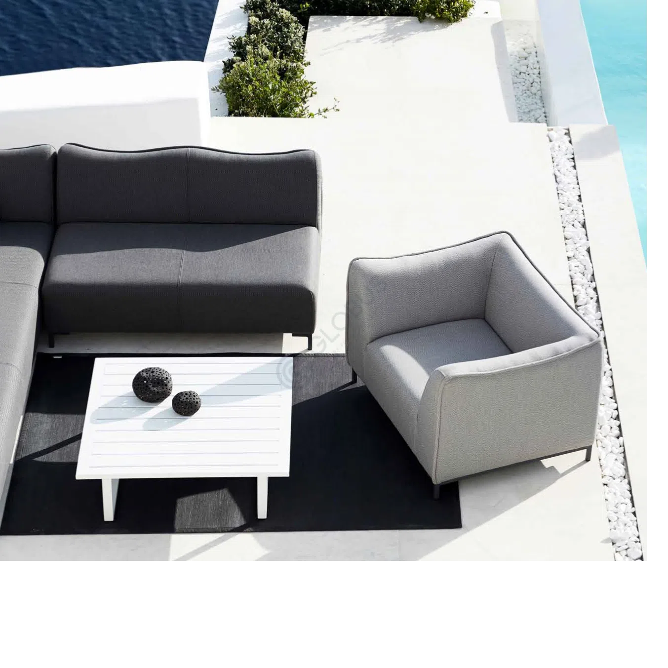 Outdoor armchair Splendide