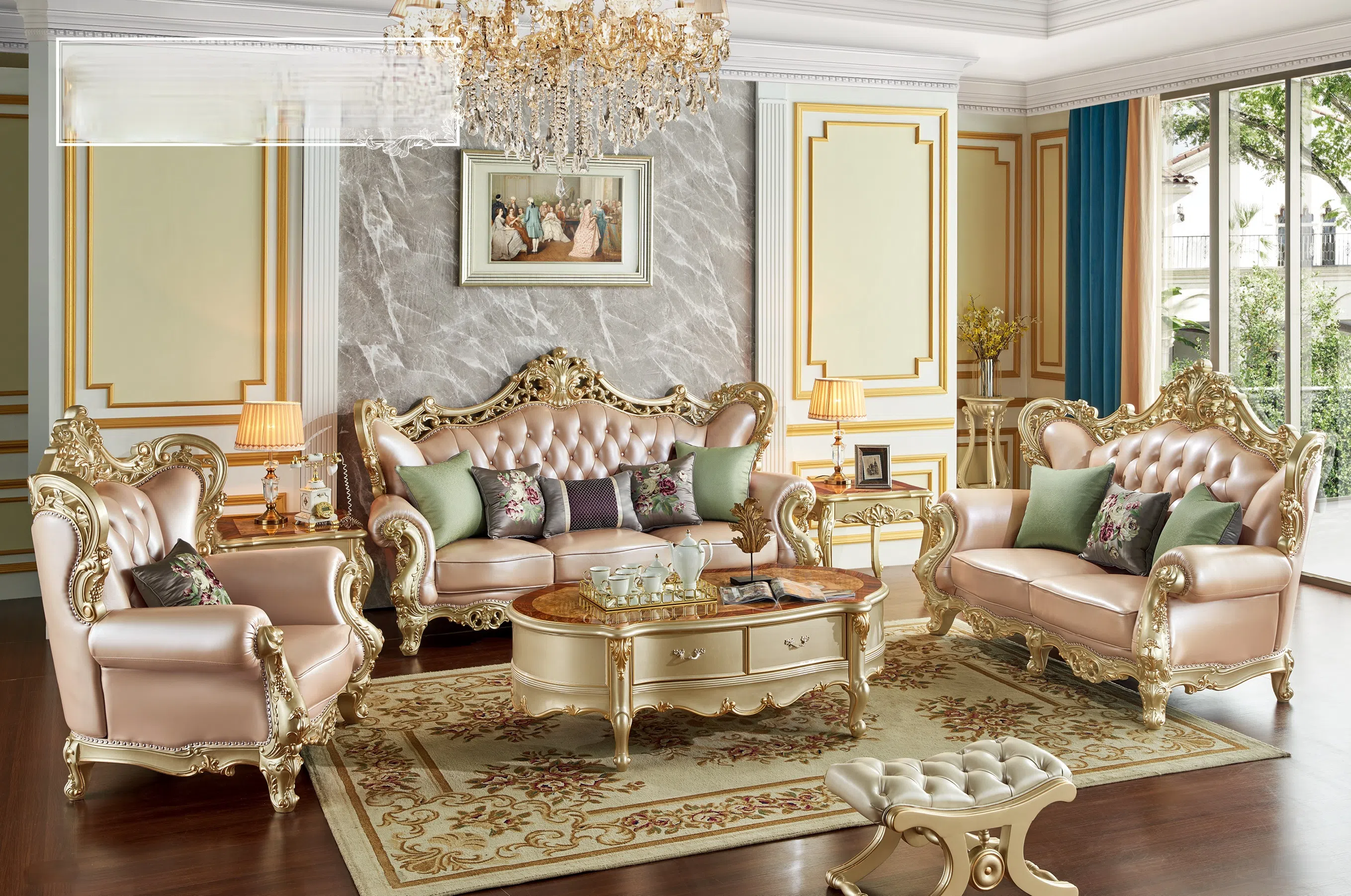 Living room Noble champagne