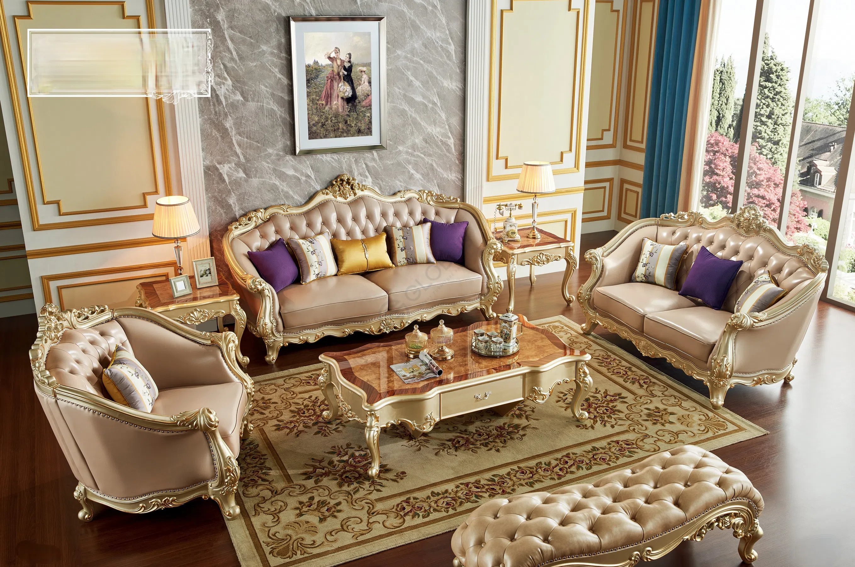 Living room Noble champagne