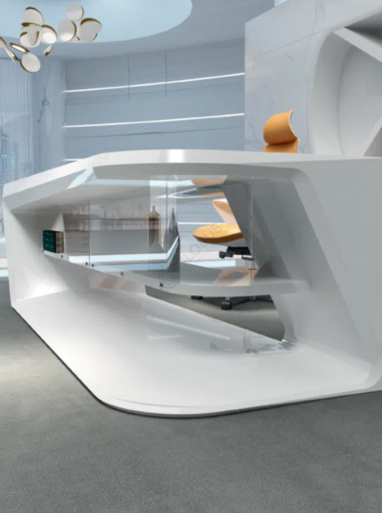 Reception desk Plume