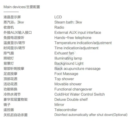 Shower cabin Cavalletto