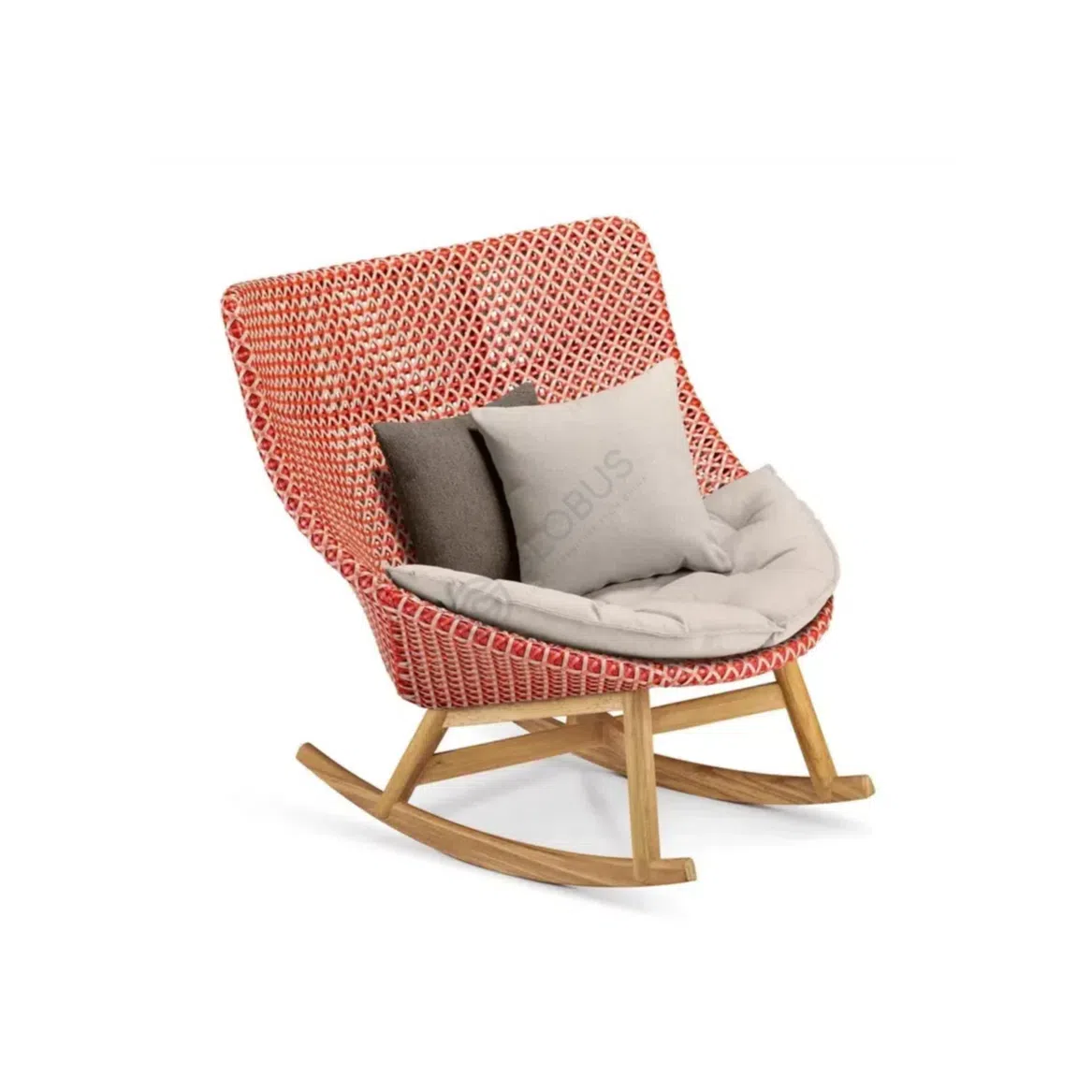 Outdoor rocking armchair DEDON Mbrace